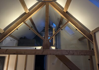 Recent projects on oak stairs and restored beams