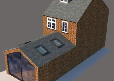 Design of rear extension